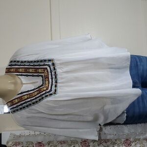 Jeanasis Beautiful boho blouse size L